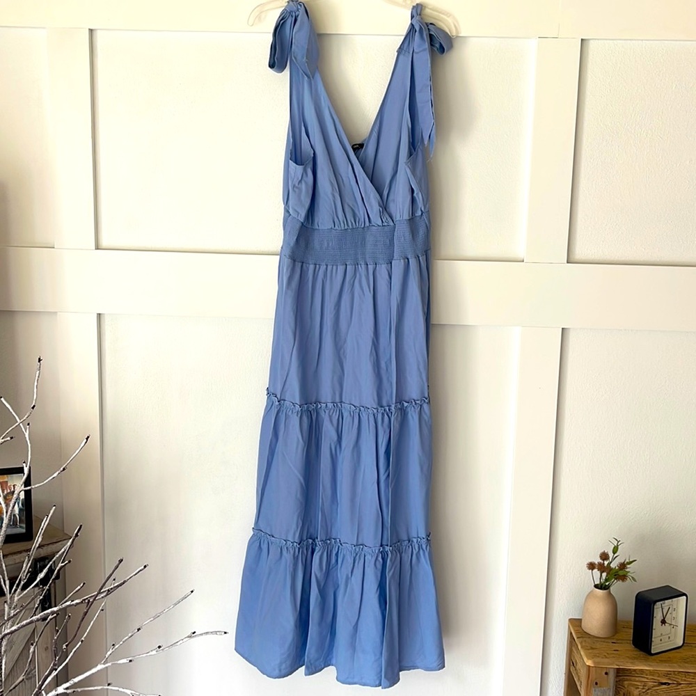 Maxi blue dress